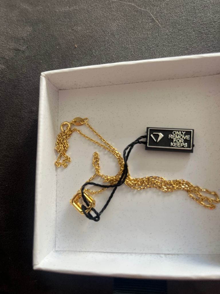 Jian London Gold Plated Necklace – Brand New with Tag