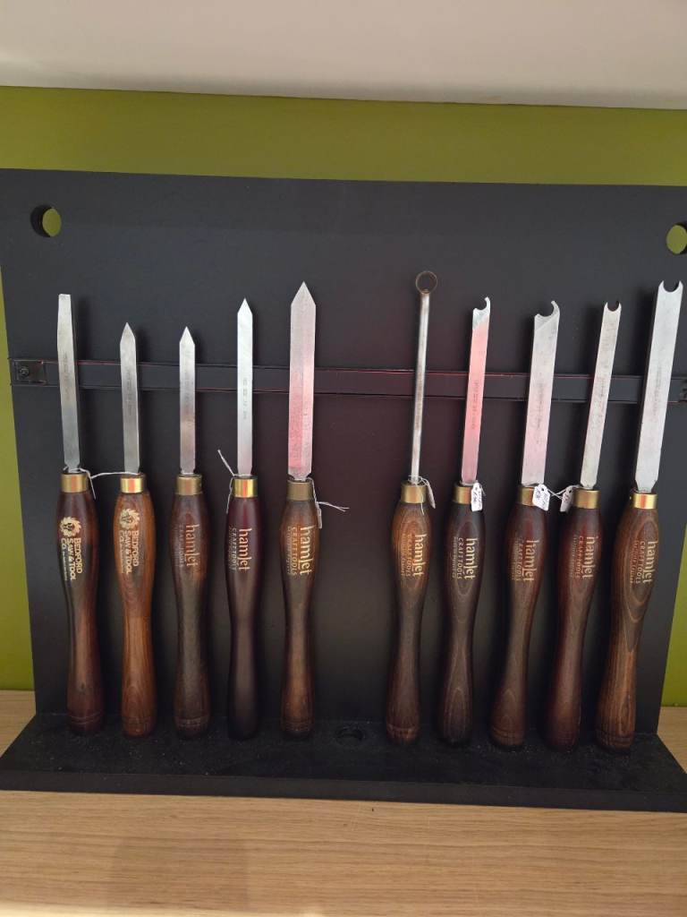 Hamlet Bedford saw and tool woodturning lathe chisels chisel wood turning see listing for prices 
