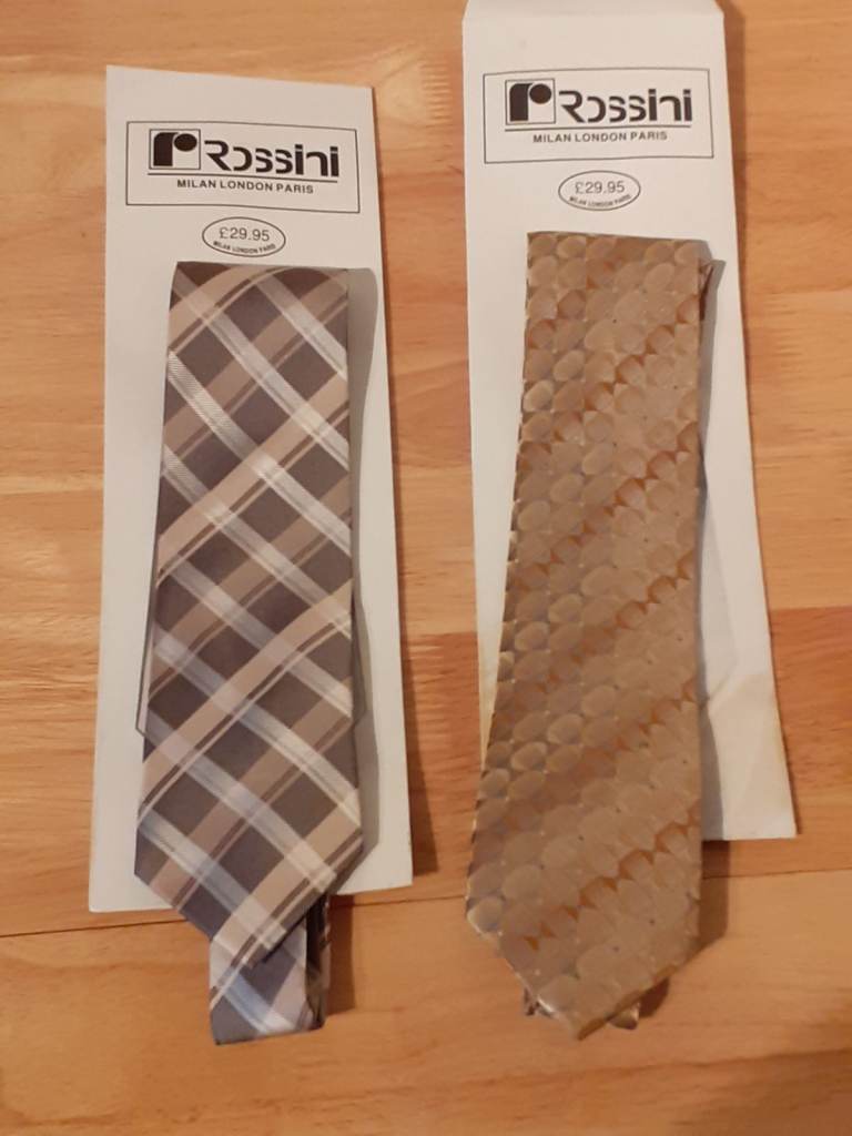 Carlo Bruno London 100% Polyester Ties