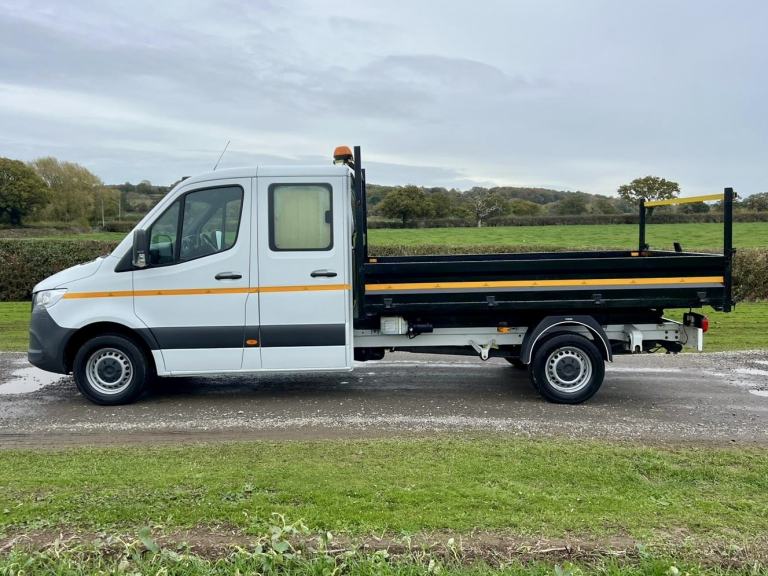 MERCEDES-BENZ SPRINTER 2.1 314 CDI L3 DOUBLE CAB CREW TIPPER White Manual Diese