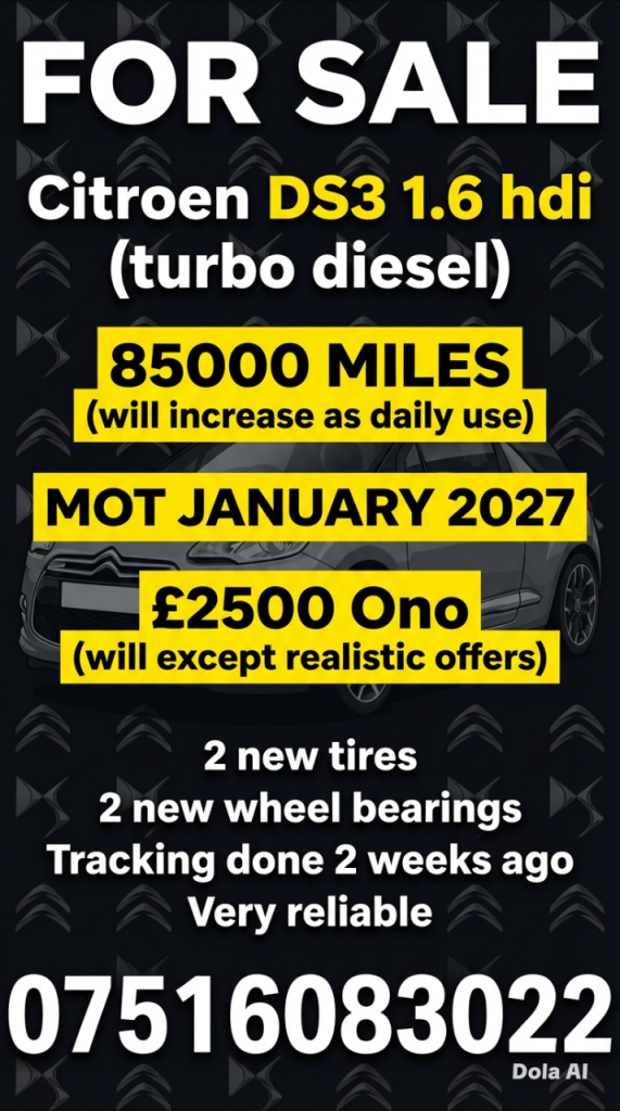 Citroen ds3 1.6 hdi