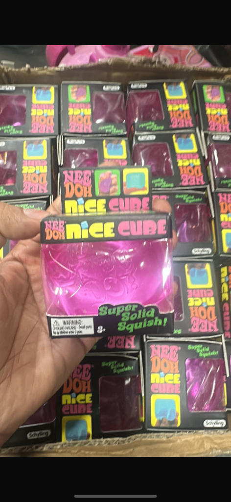 NeeDoh Nice Cube - Super Solid Squish! Sensory Toy