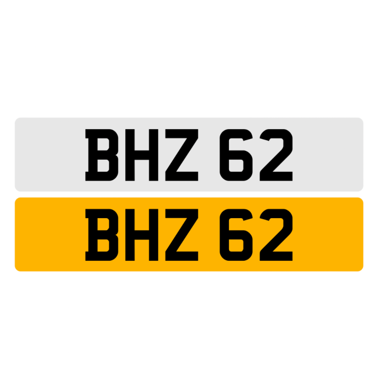 BHZ62 - Dateless Number Plate Cherished Registration