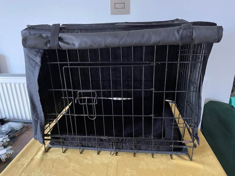 Dog Crate  With Liner and Cover (23 1/2'' W x 16 1/2'' D x 19 1/2'' H) (St Agnes)
