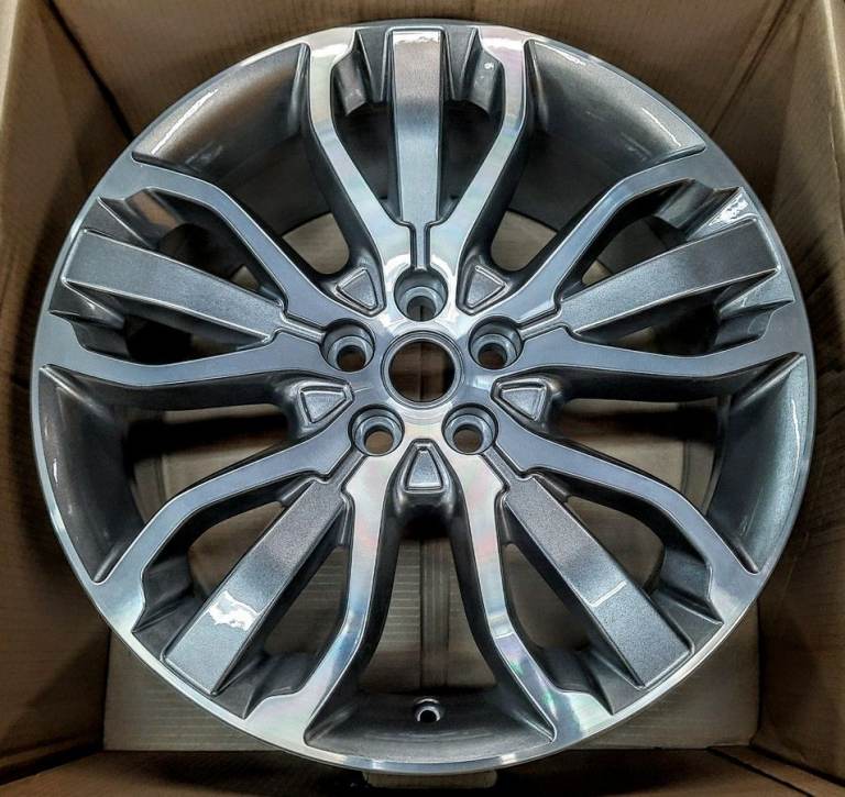 RANGE ROVER SPORT 1x 21" GENUINE STYLE 5007 GREY POLISHED NEW ALLOY WHEEL S306N