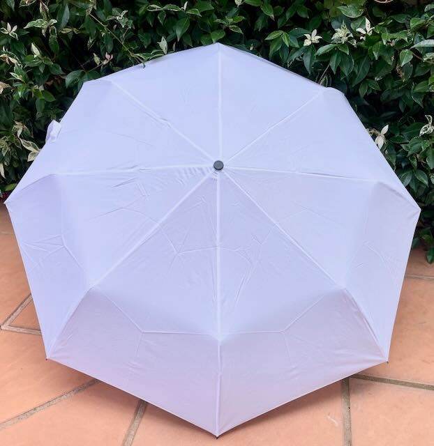 White umbrella, perfect for sun protection