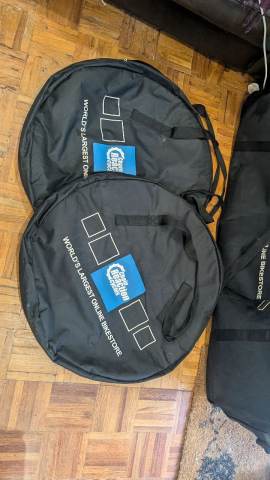 Chain Reaction Cycles Bike Travel Bag with Wheel Bags | in