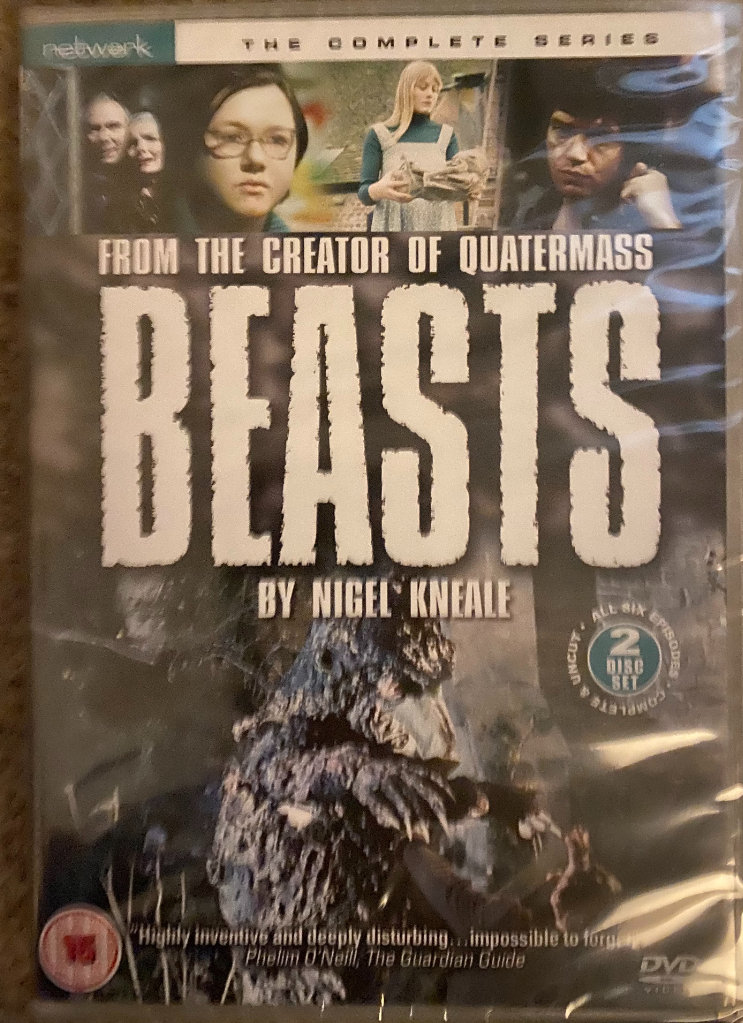 Beasts, rare new and sealed Network 1970's, 2 disc set, cult Nigel Kneale drama 