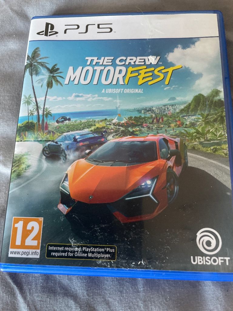 PS5 Game - The crew Motorfest (Physical Disc, New/used)