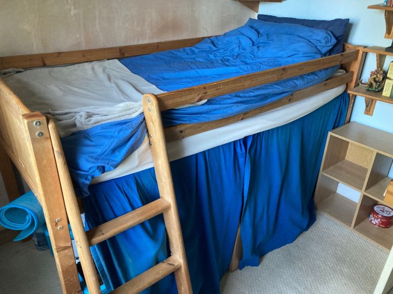 FREE. Single wooden cabin bed. Frame only
