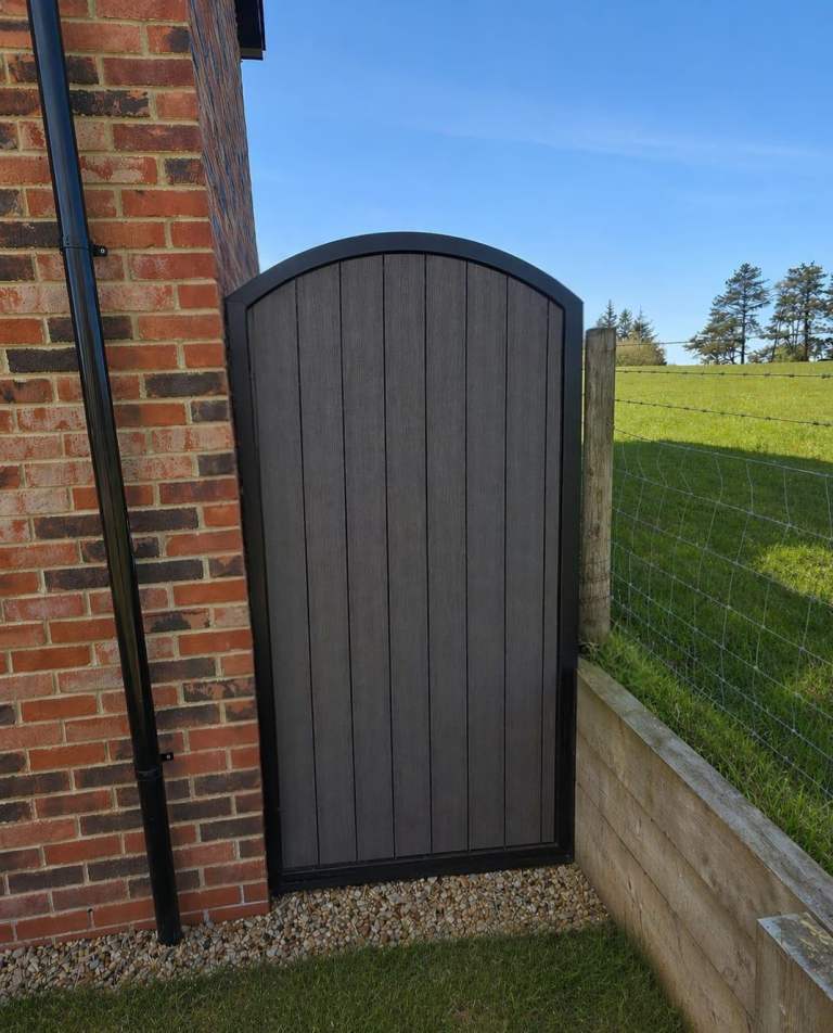 Wrought iron gates, railings and fencing panels