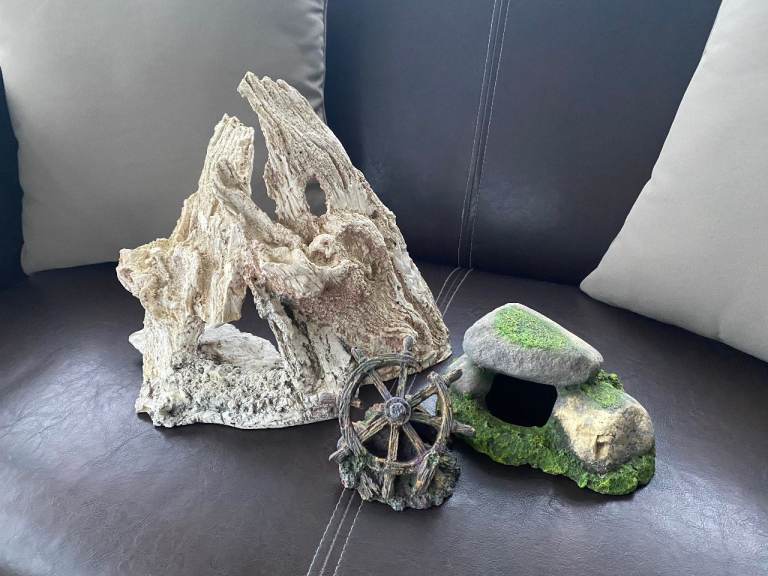 Aquarium decoration rock and cave x3 cichlid  mbuna