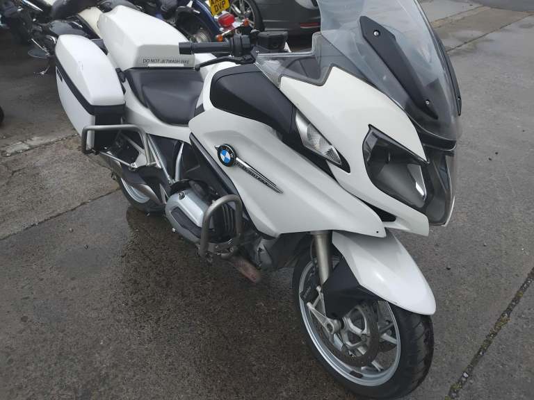 2015 15 BMW R1200RT LC EX POLICE WHITE FSH R 1200 RT LIQUID COOLED
