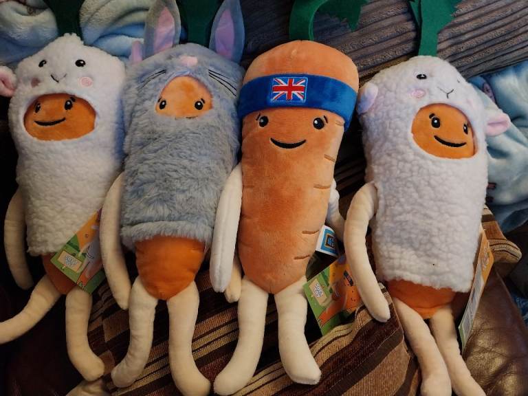 Kevin the carrot characters 