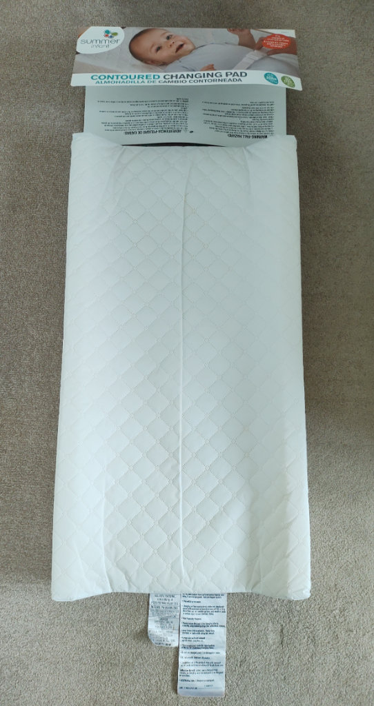 Summer Infant Contoured Quilted Waterproof Changing Pad