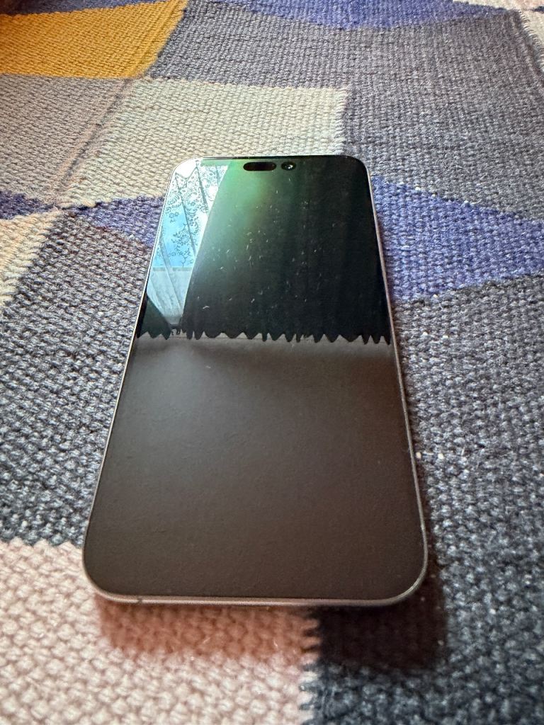 Iphone 15 pro max 256gb natural titanium 