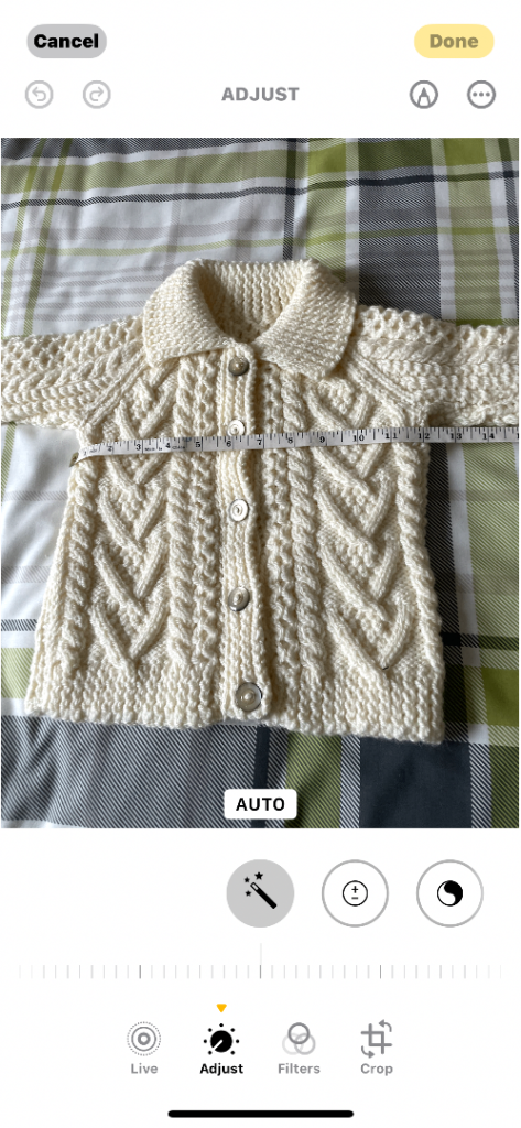 Hand Knitted Aran Baby Cardigans 