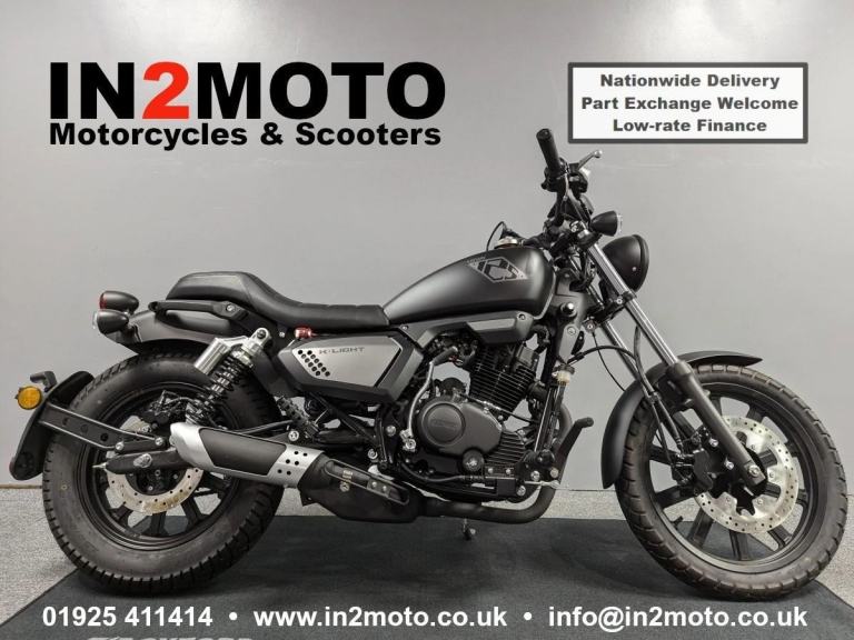 Keeway K-Light 125cc Custom Cruiser (Black, Blue, Grey, Red)