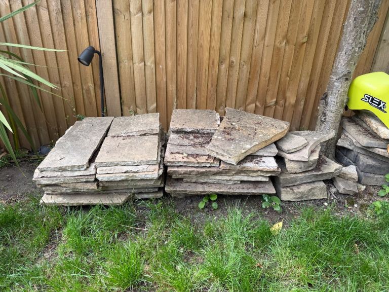 York stone slabs