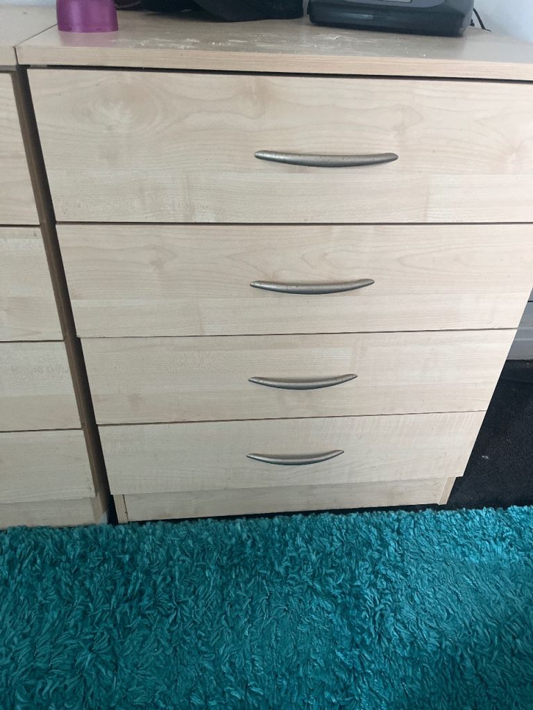 2 set bedroon drawers