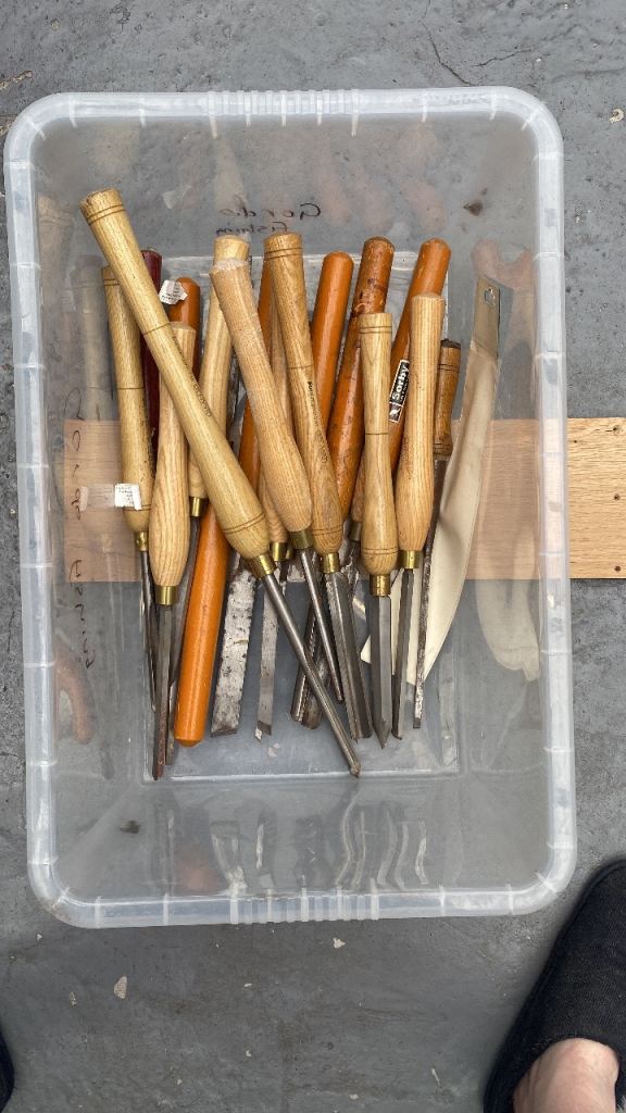 Woodturning chisels 