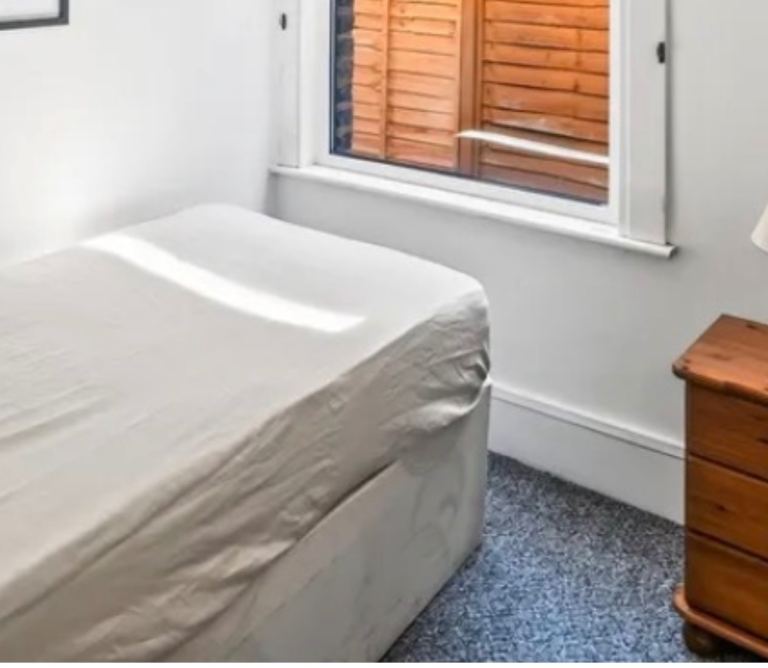 Single Bed with Mattress – Good Condition, Ready to Go