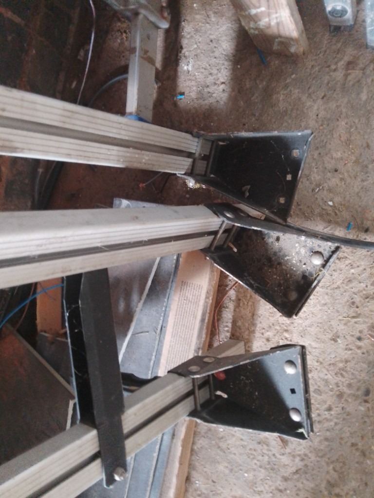 Triple bar roof rack used but good condition
