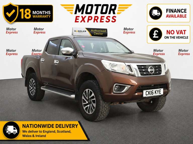 2016 Nissan Navara Double Cab Pick Up Acenta+ 2.3dCi 190 4WD PICK UP Diesel Manual