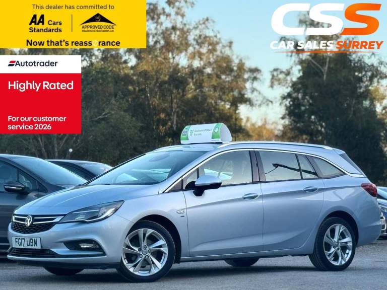 2017 Vauxhall Astra 1.4i Turbo SRi Sports Tourer Auto Euro 6 (s/s) 5dr Estate Petrol Automatic