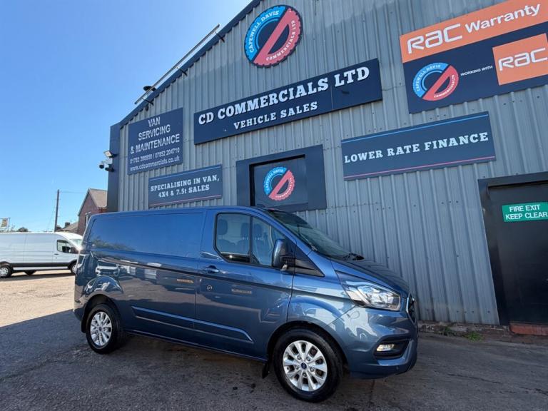 2022 Ford Transit Custom 2.0TDCI 300 LIMITED ECOBLUE L1 H1 SWB Low Roof Euro 6  PANEL VAN Diesel ...