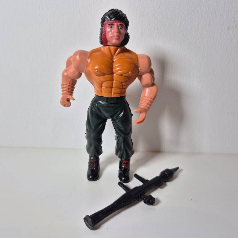 Vintage Action Figure Rambo Toy From 1980s 