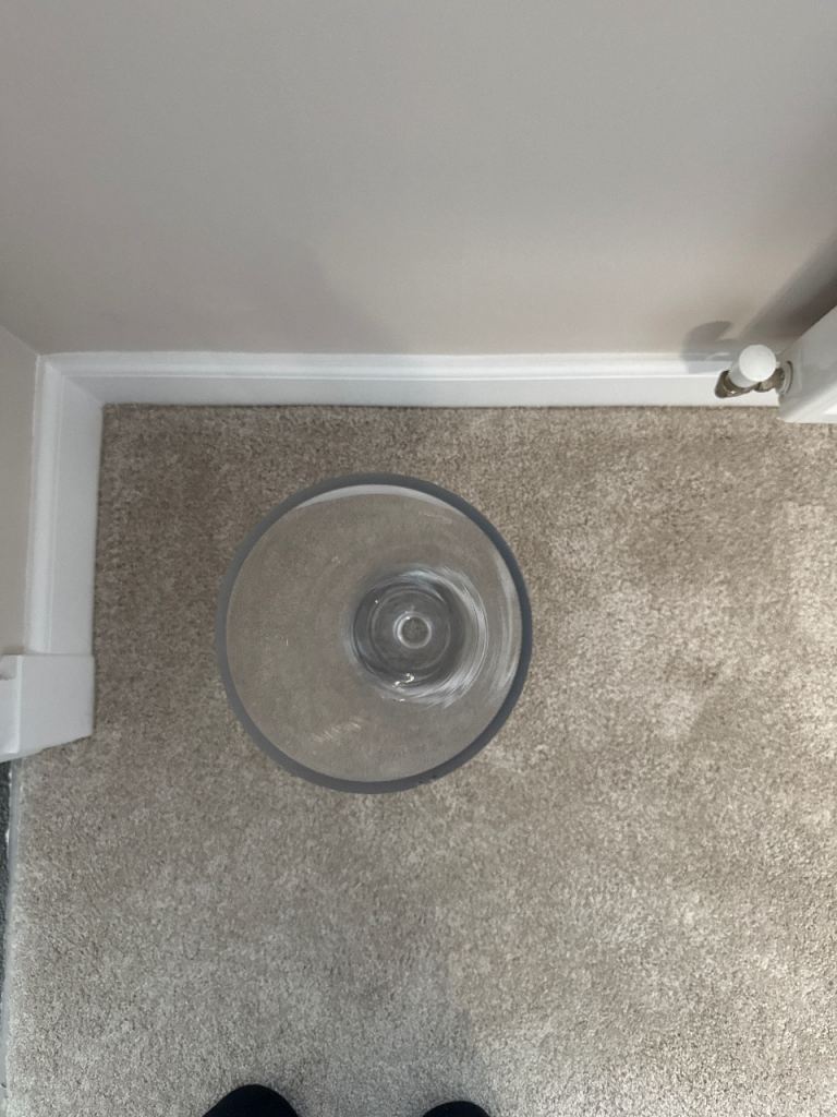 Tall Clear Conical Glass Vases x7 available | in Glasgow | Gumtree
