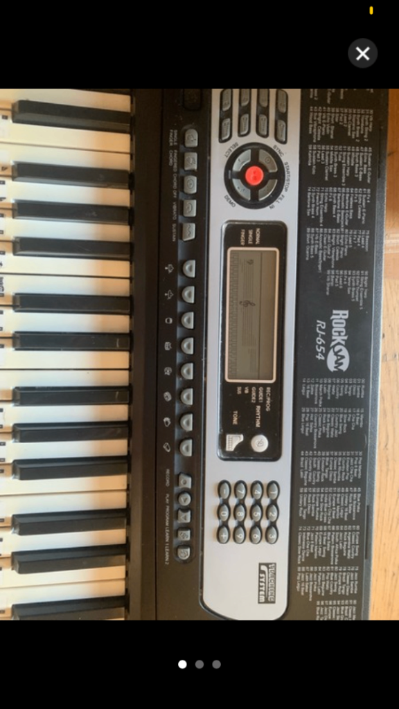 RockJam RJ-654 Electric Keyboard – Good Condition