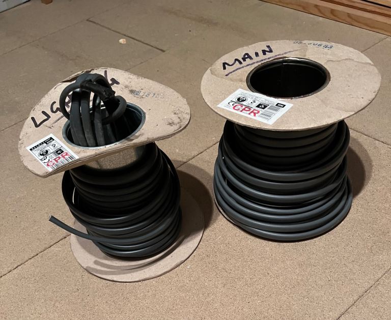 Part reels of Electric cable 