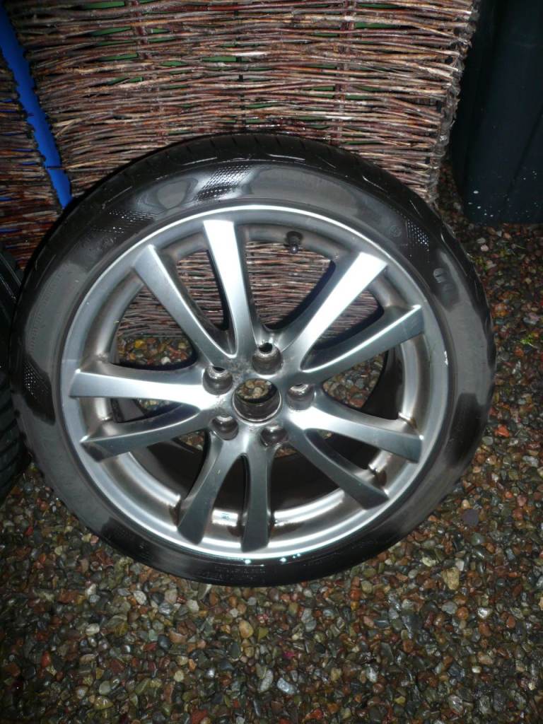 Lexus Alloys 18 inch with Goodyear Eagle F1 tyres all with good tread depth