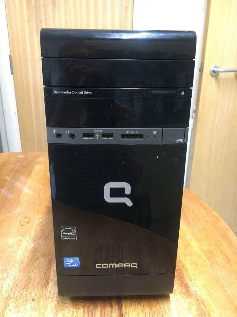HP Compaq CQ2000 Desktop PC, Power Supply Inc, 8 GB DDR3, Celeron G540T, 500GB,Windows 11