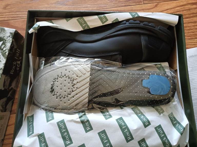 Rock Fall RF460 Slate Safety Boots UK 14 – New