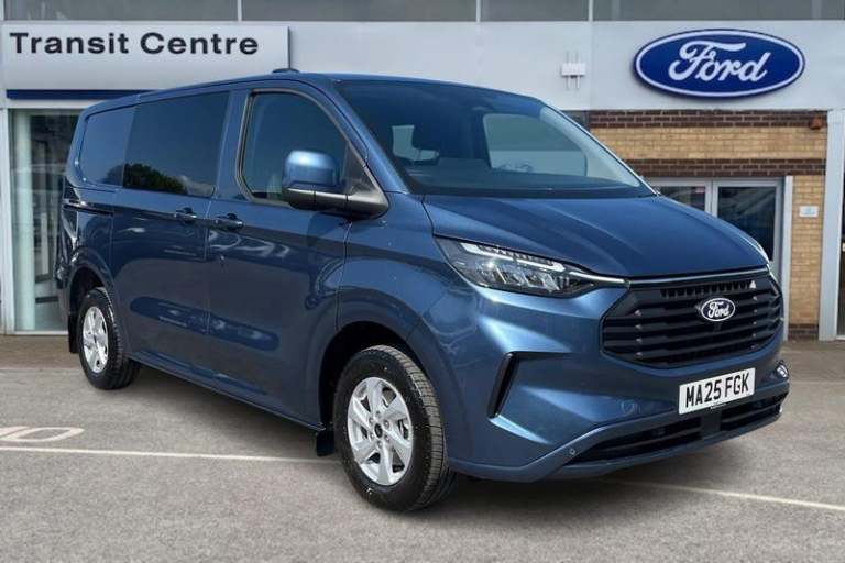 2025 Ford Transit Custom 2.0 EcoBlue 136ps H1 Double Cab Van Limited Auto PANEL VAN DIESEL Automatic