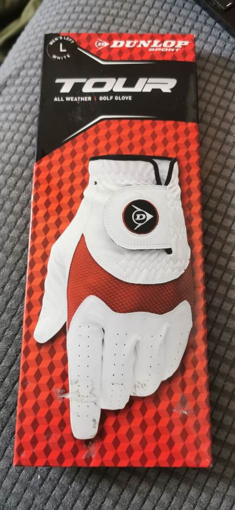 Dunlop Tour size Large all weather golf glove Left