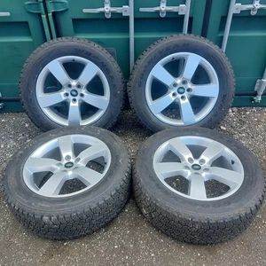 GENUINE 20 LANDROVER DEFENDER L663 5098 ALLOY WHEELS GOODYEAR AT TYRES 8MM TPMS