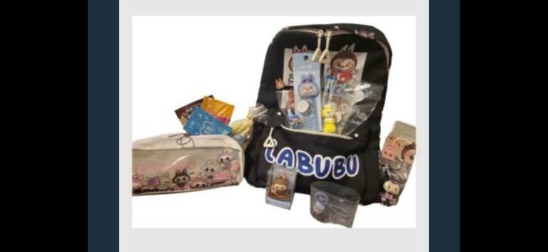 Labubu school bag bundle