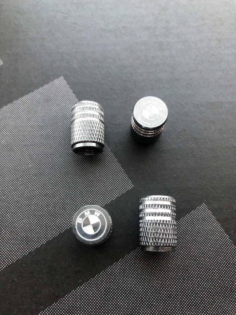 Bmw Alloy Wheel Tyre Valve Caps brand new 