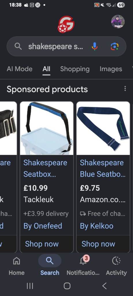 Shakespeare Seatbox – Blue Fishing Seat Box, New