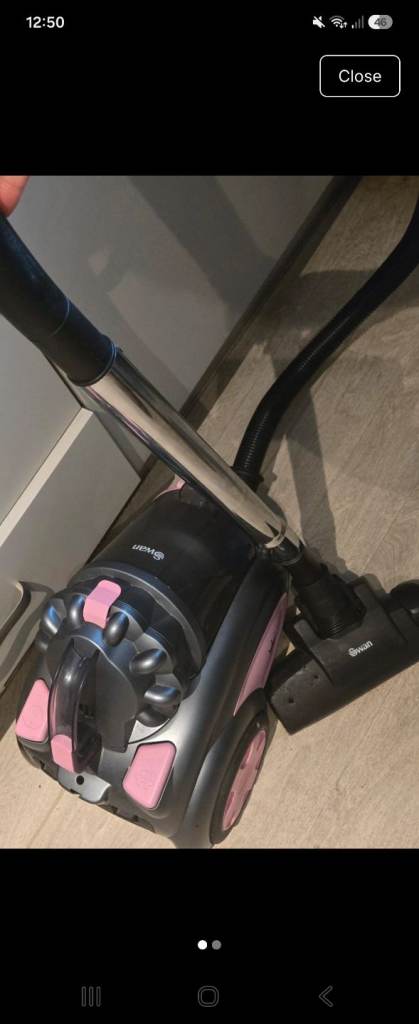Pink and Black hoover 