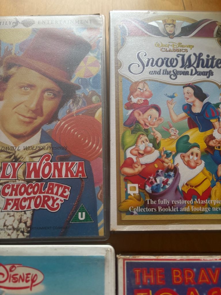 Kids VHS videos going cheap 