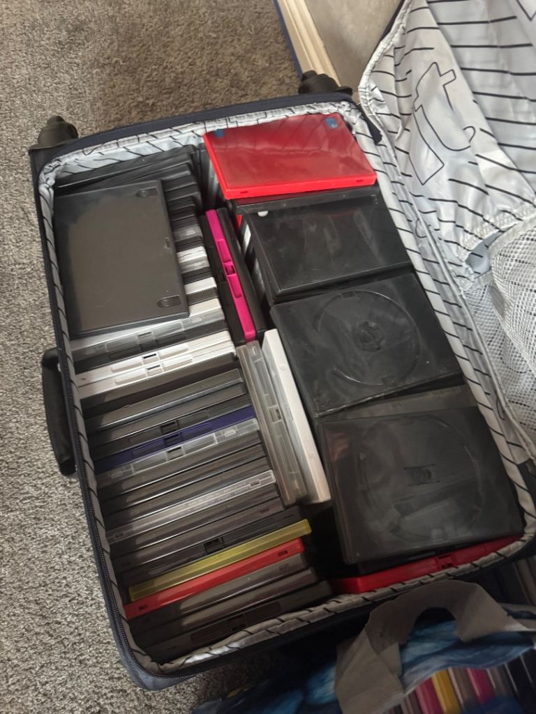 Empty DVD cases