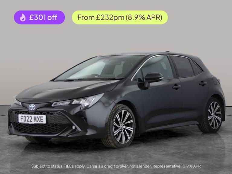 2022 Toyota Corolla 2.0 VVT-h GPF Design Hatchback 5dr Petrol Hybrid CVT Euro 6 (s/s) (184 ps)  H...