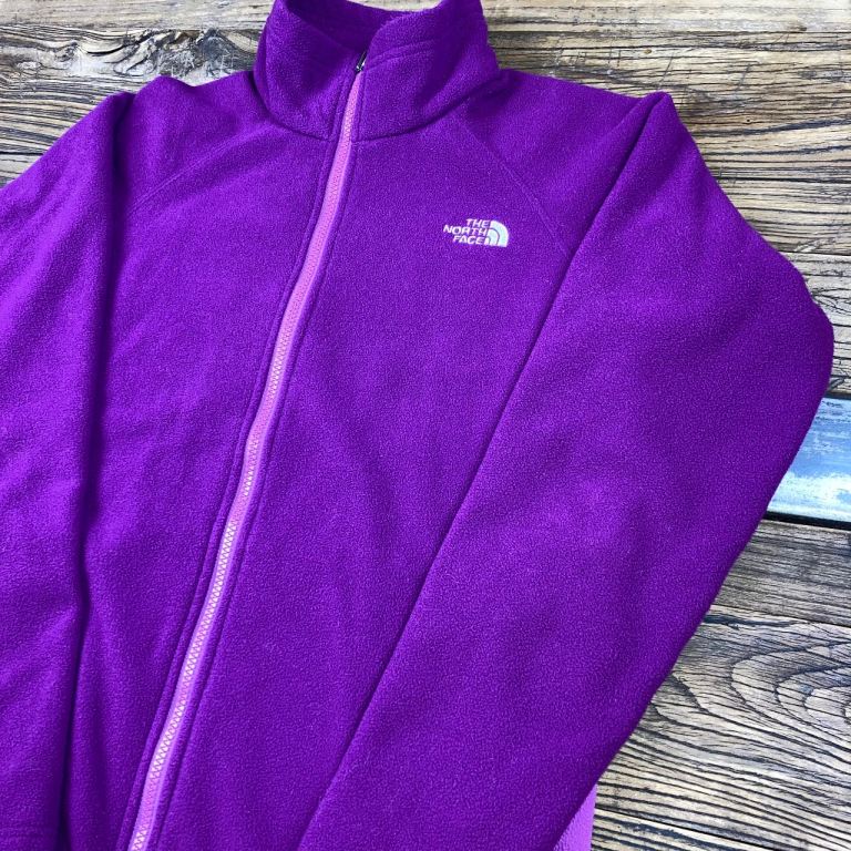 The North Face Women’s Full Zip Fleece Purple Size S Very Good