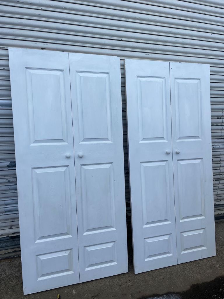 Old very well built cupboard bi fold doors