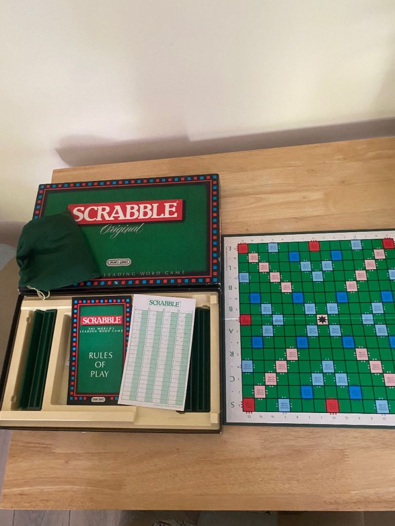 Original scrabble board game 